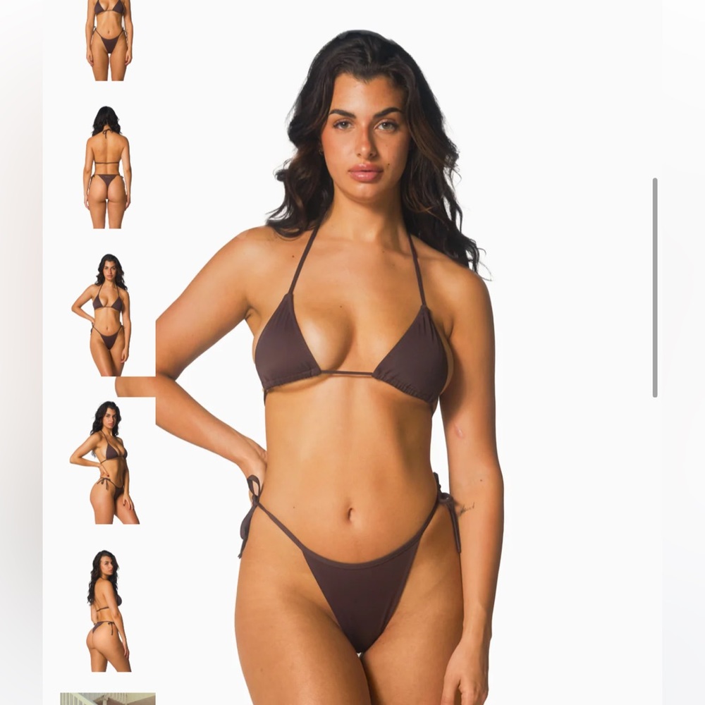 437 Swim Sanders Top in Espresso